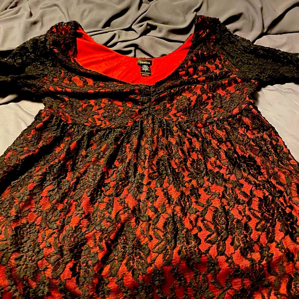 Lace Babydoll Top